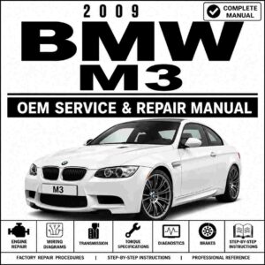 2009 BMW M3 (E92E90E93) Service and Repair Manual