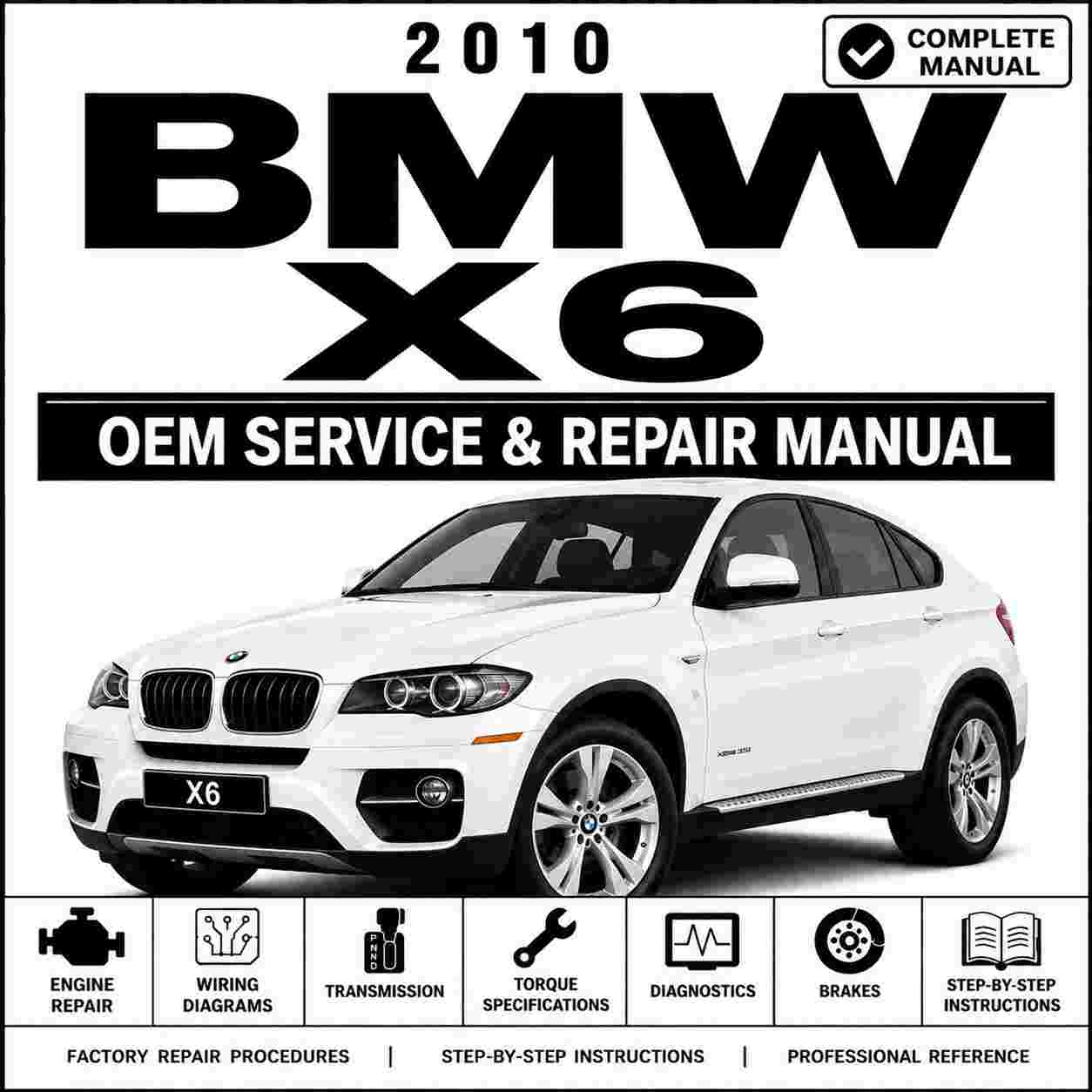 2010 BMW X6 Active Hybrid Repair and Service Manual