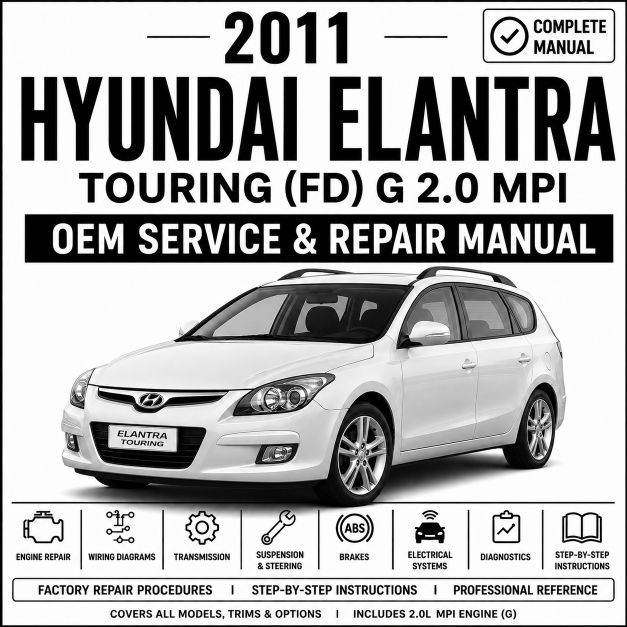 2011 Hyundai Elantra Touring (2.0L MPI) Service and Repair Manual