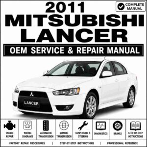 2011 Mitsubishi Lancer, Lancer Sportback Service and Repair Manual (MUT-III)