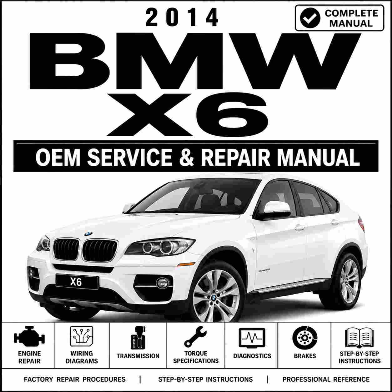 2014 BMW X6 Series E71 Service and Repair Manual