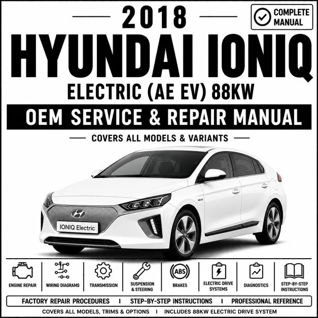 2018 Hyundai IONIQ Electric Service and Repair Manual (AE EV 88kW)