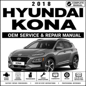 2018 Hyundai KONA (OS) G 1.6 T-GDI Service and Repair Manual