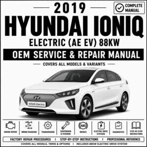 2019 Hyundai IONIQ Electric 88kW Service and Repair Manual