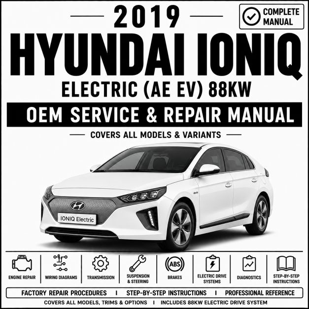 2019 Hyundai IONIQ Electric 88kW Service and Repair Manual