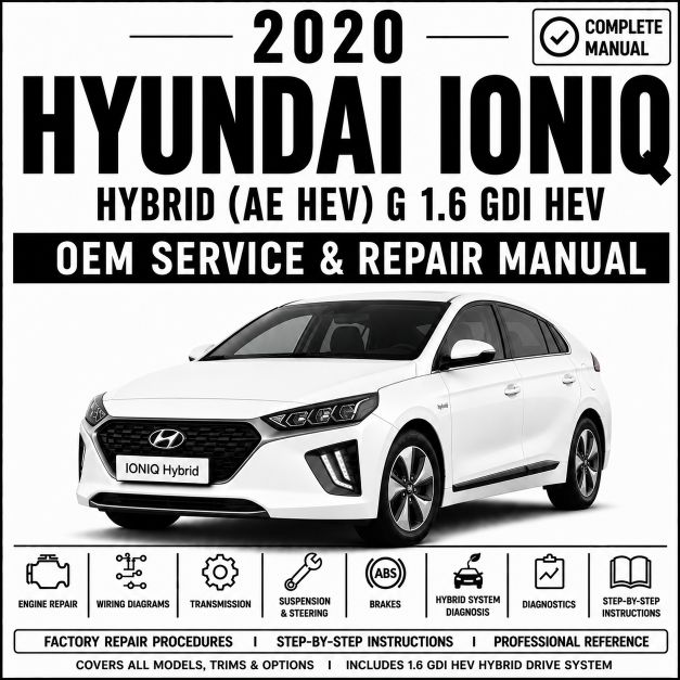 2020 Hyundai IONIQ Hybrid 1.6L Service and Repair Manual