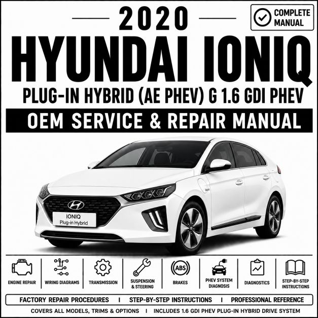 2020 Hyundai IONIQ Plug-in Hybrid 1.6L Service and Repair Manual