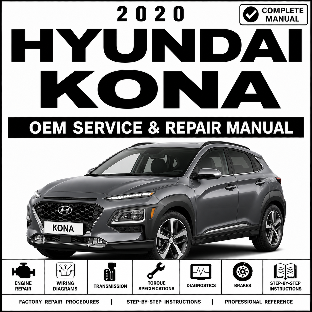 2020 Hyundai KONA (OS) G 2.0 MPI Service and Repair Manual