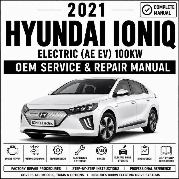 2021 Hyundai IONIQ Electric Service and Repair Manual (AE EV 100kW)