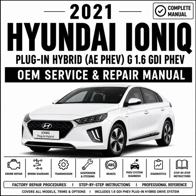 2021 Hyundai IONIQ Plug-in Hybrid Service and Repair Manual (AE PHEV 1.6L GDI)