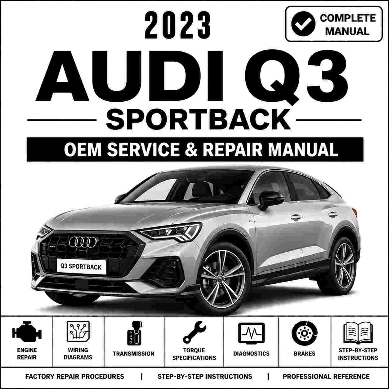 2023 Audi Q3 Sportback Service and Repair Manual