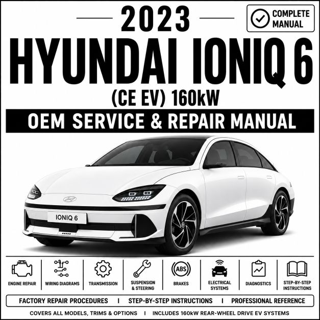 2023 Hyundai Ioniq 6 Service Repair Manual (CE EV 160kW)