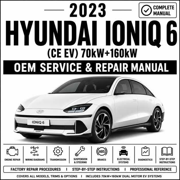 2023 Hyundai IONIQ 6 Service Repair Manual (CE EV 70kW+160kW)