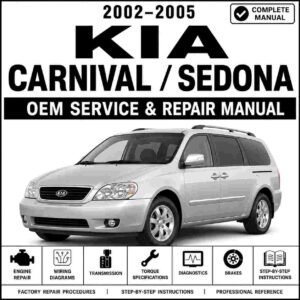 2002-2005 Kia Carnival Sedona Service and Repair Manual