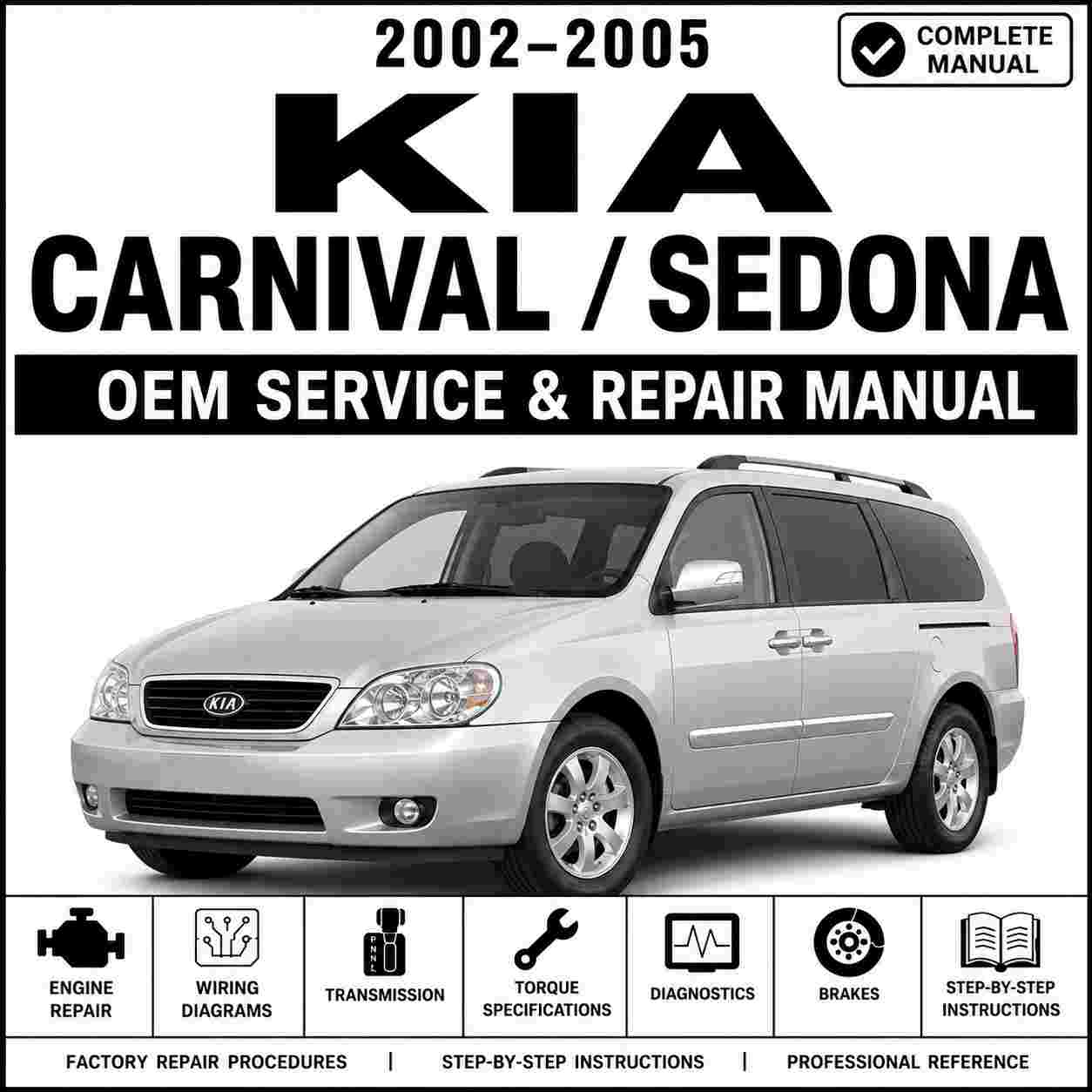 2002-2005 Kia Carnival Sedona Service and Repair Manual