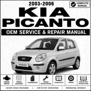 2003-2006 Kia Picanto Sa Service and Repair Manual