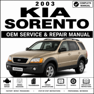 2003 Kia Sorento V6 (3.5L) Service and Repair Manual