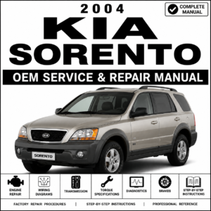 2004 Kia Sorento OEM Service and Repair Manual