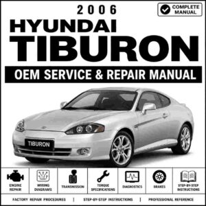 2006 Hyundai TIBURON (GK) G 2.0 DOHC Service and Repair Manual
