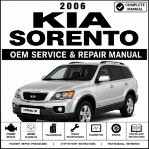 2006 Kia Sorento V6 (3.5l) Service and Repair Manual
