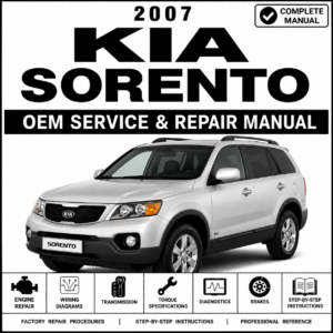 2007 Kia Sorento 3.3L Service and Repair Manual