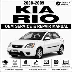 2008-2009 Kia Rio Service and Repair Manual
