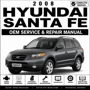 2008 Hyundai Santa Fe Service and Repair Manual