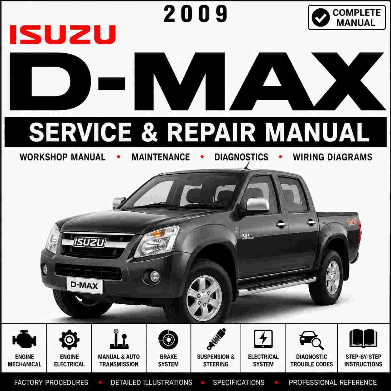 2009 Isuzu D-Max Kb P190 Service and Repair Manual