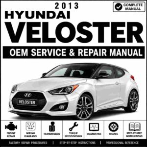 2013 Hyundai VELOSTER (FS) G 1.6 GDI Service and Repair Manual