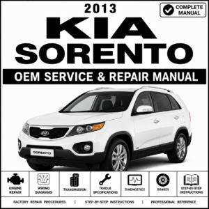 2013 Kia Sorento XM Service and Repair Manual