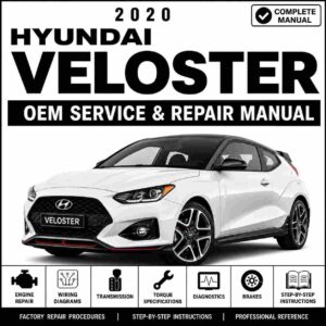 2020 Hyundai VELOSTER (JS) G 1.6 T-GDI Service and Repair Manual
