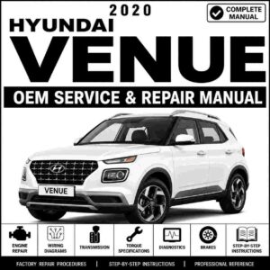 2020 Hyundai VENUE (QX) G 1.6 MPI GAMMA II Service and Repair Manual
