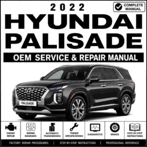 2022 Hyundai Palisade (LX2) G 3.8 GDI Service and Repair Manual