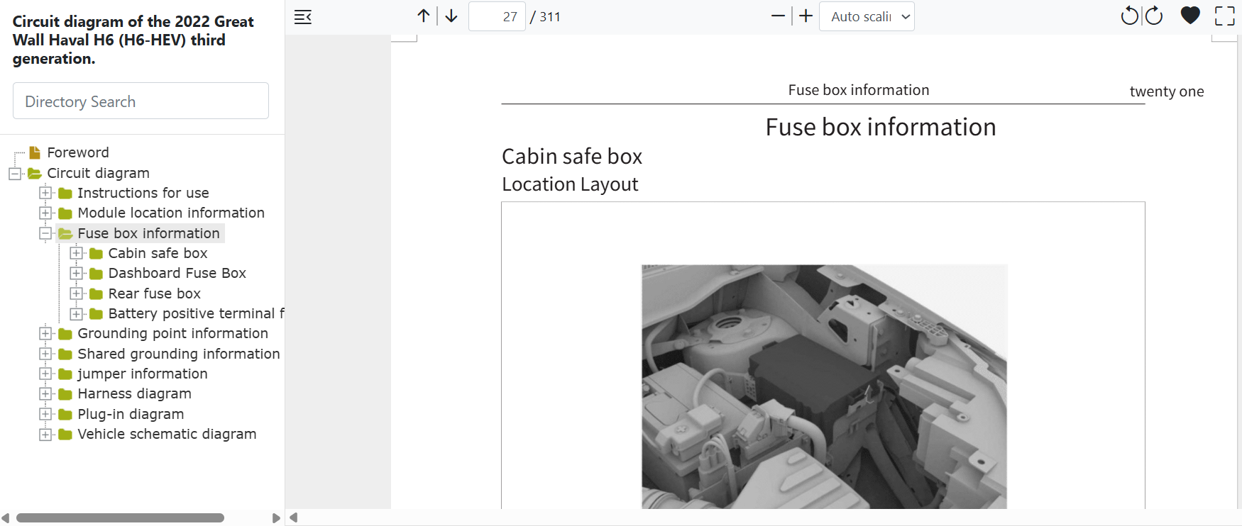 2021-Present Haval H6 Wiring & Fuse Box Diagram