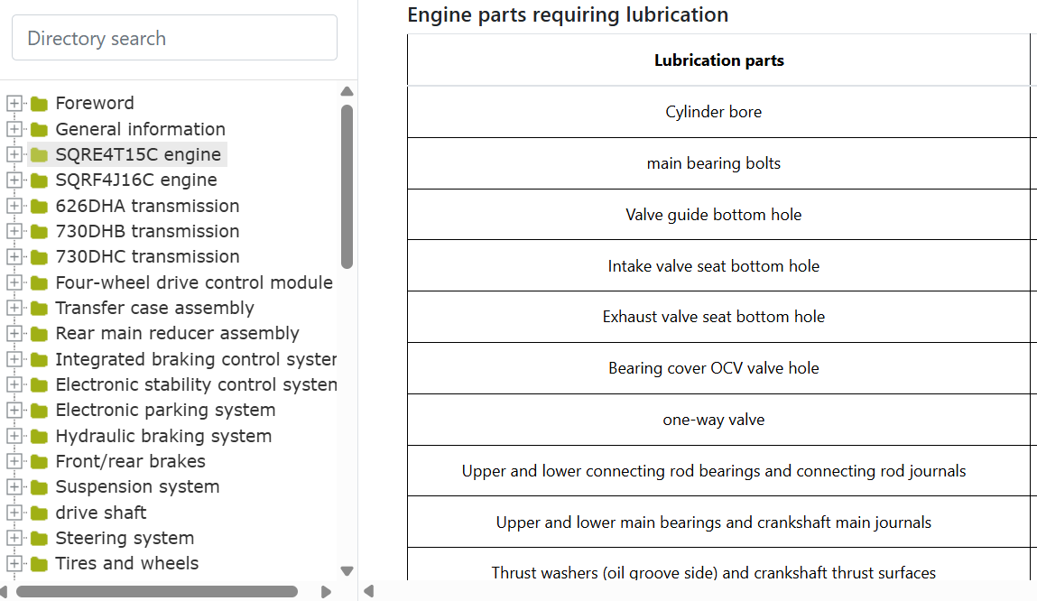 2024-Present JAECOO J7 Workshop Manual