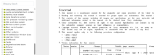 2018-2022 Chery Tiggo 8 Workshop Manual