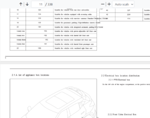 2017-2022 GAC GS3 Wiring & Fuse Box Diagram